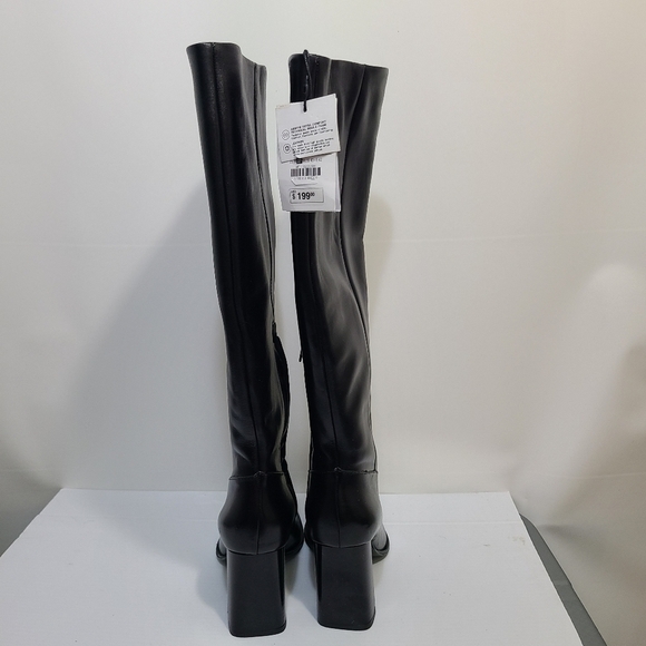 ZARA HEELED KNEE HIGH BOOTS BLACK SIZE 6.5 | 1002/013 - Picture 8 of 11